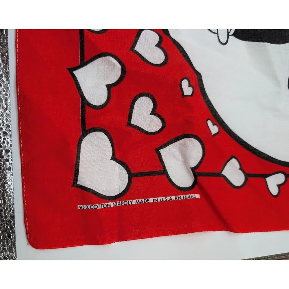 4 Disney J.A. Woronowicz Mickey Minnie Goofy Donald Pluto Bandanas Handkerchief